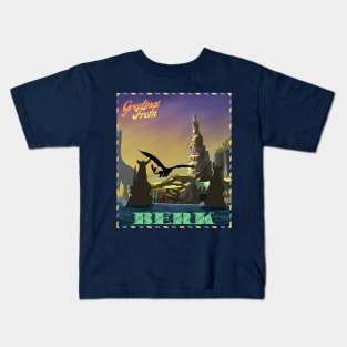 Greetings From Berk-Green Kids T-Shirt